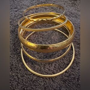 Set of 5 Gold Bangles
